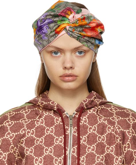 gucci floral headband replica|farfetch gucci headbands.